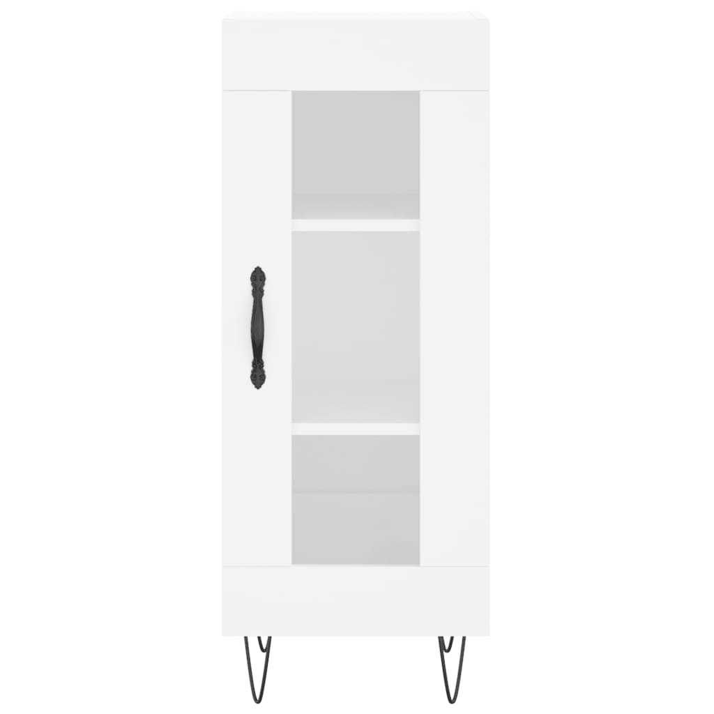 Sideboard White 34.5x34x90 cm Engineered Wood