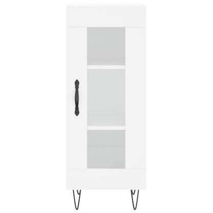 Sideboard White 34.5x34x90 cm Engineered Wood