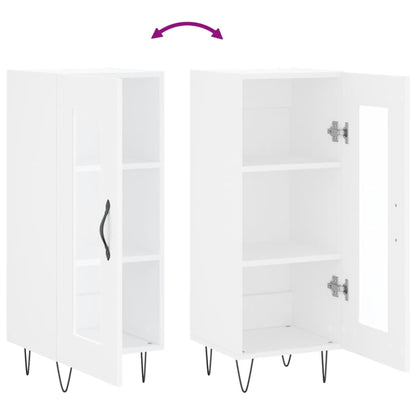 Sideboard White 34.5x34x90 cm Engineered Wood