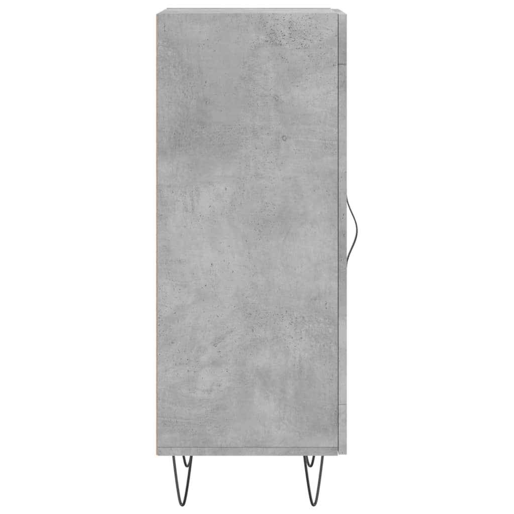 Sideboard Concrete Grey 34.5x34x90 cm Engineered Wood