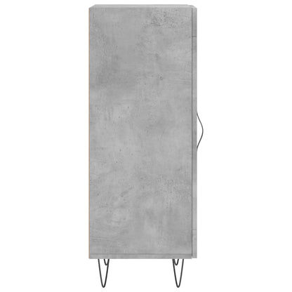 Sideboard Concrete Grey 34.5x34x90 cm Engineered Wood