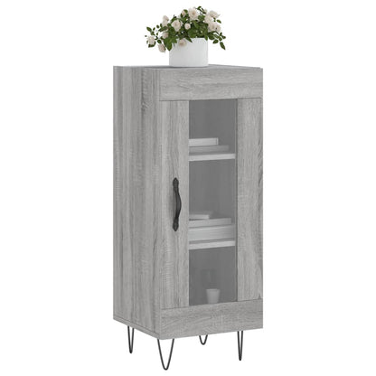 Sideboard Grey Sonoma 34.5x34x90 cm Engineered Wood