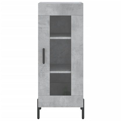 Sideboard Concrete Grey 34.5x34x90 cm Engineered Wood