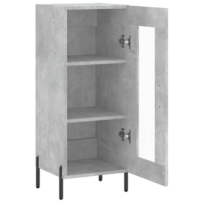 Sideboard Concrete Grey 34.5x34x90 cm Engineered Wood