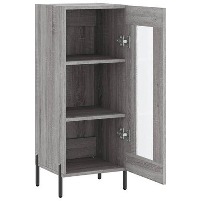 Sideboard Grey Sonoma 34.5x34x90 cm Engineered Wood