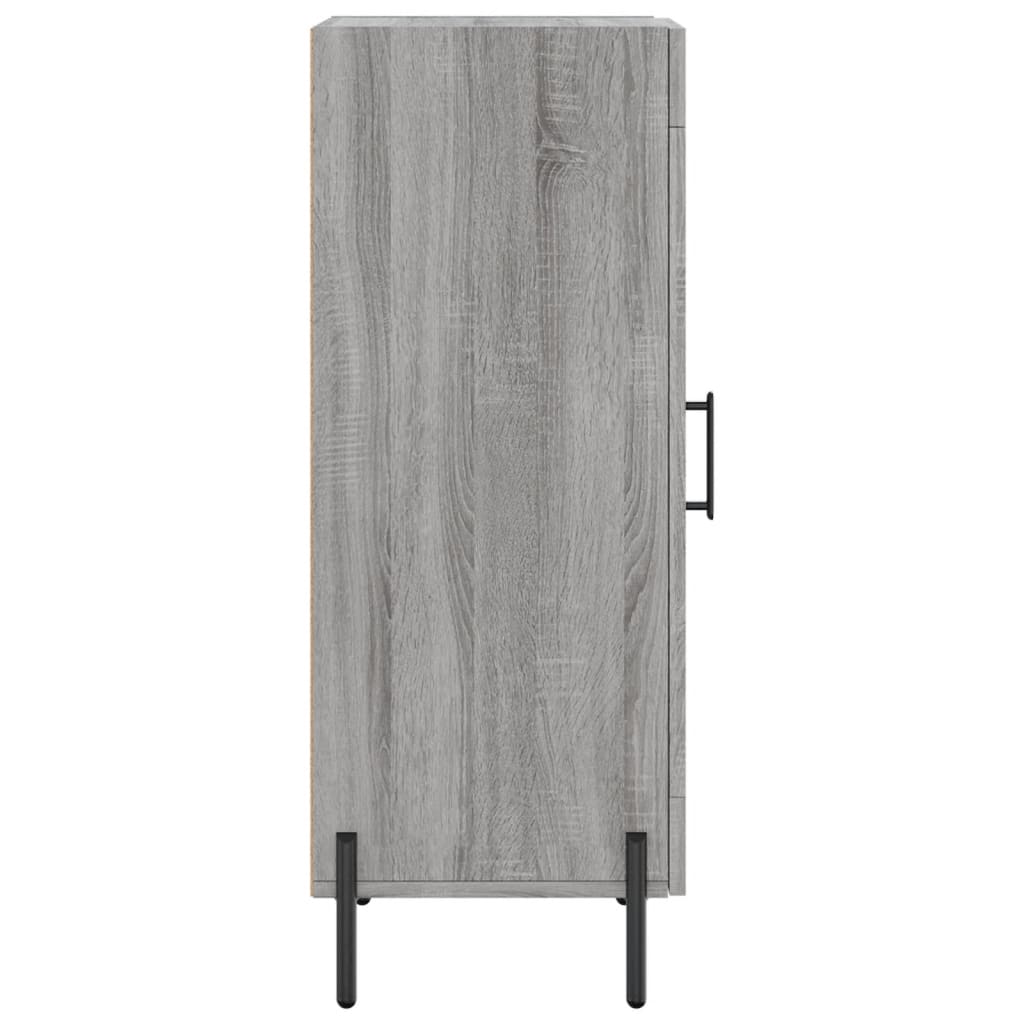 Sideboard Grey Sonoma 34.5x34x90 cm Engineered Wood