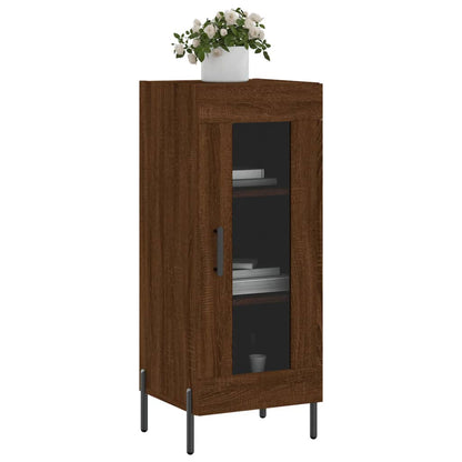 Sideboard Brown Oak 34,5x34x90 cm Engineered Wood