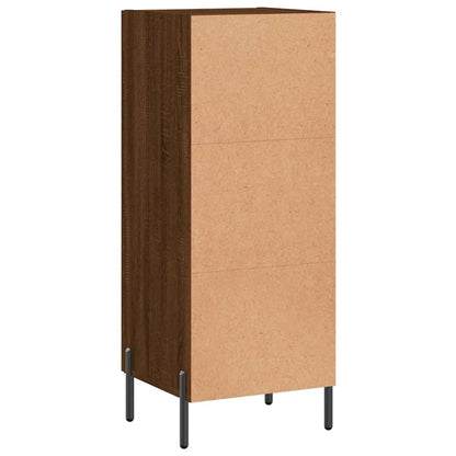 Sideboard Brown Oak 34,5x34x90 cm Engineered Wood