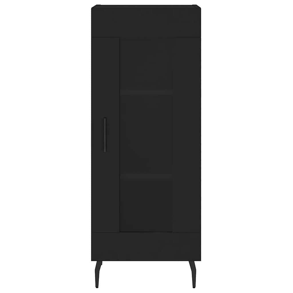 Sideboard Black 34.5x34x90 cm Engineered Wood