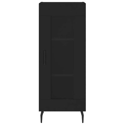 Sideboard Black 34.5x34x90 cm Engineered Wood