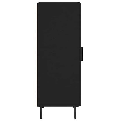 Sideboard Black 34.5x34x90 cm Engineered Wood