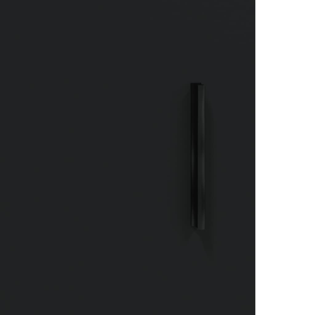 Sideboard Black 34.5x34x90 cm Engineered Wood
