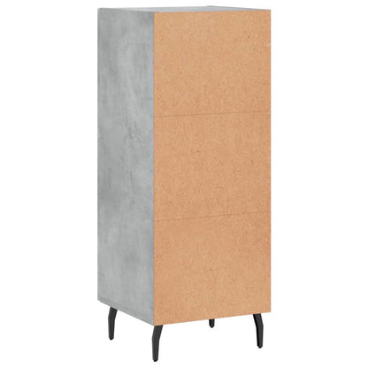 Sideboard Concrete Grey 34.5x34x90 cm Engineered Wood