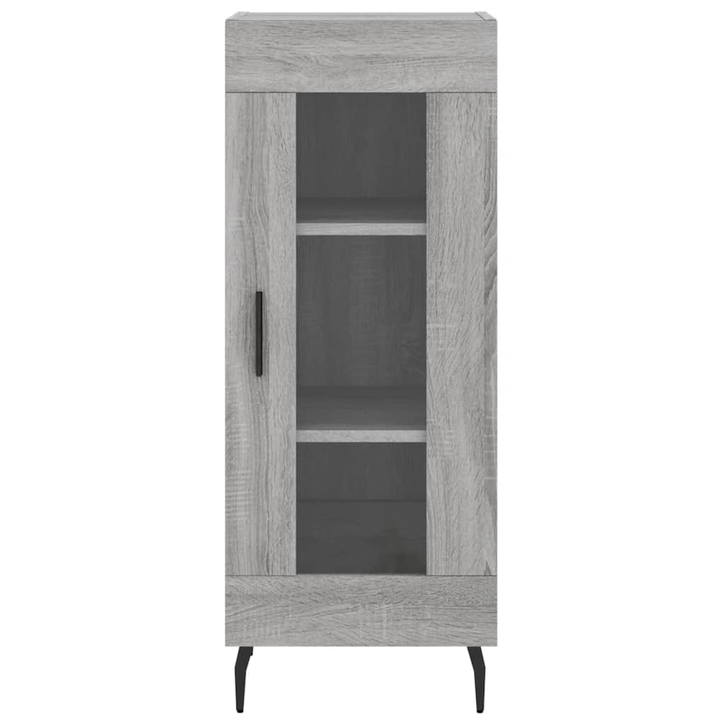 Sideboard Grey Sonoma 34.5x34x90 cm Engineered Wood