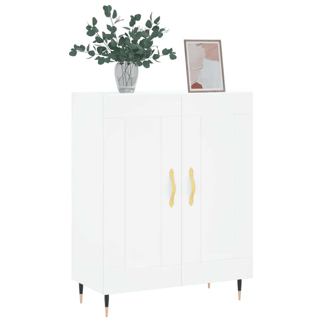Sideboard White 69.5x34x90 cm Engineered Wood
