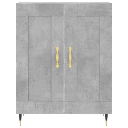 Sideboard Concrete Grey 69,5x34x90 cm Engineered Wood