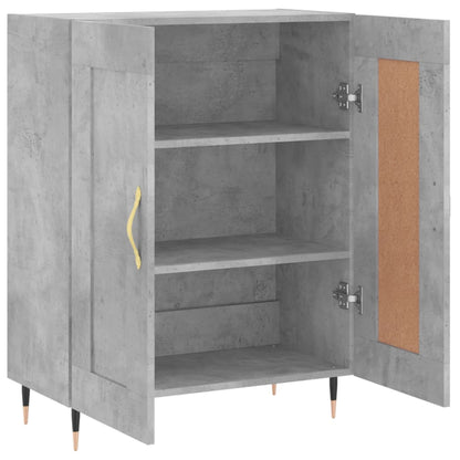 Sideboard Concrete Grey 69,5x34x90 cm Engineered Wood