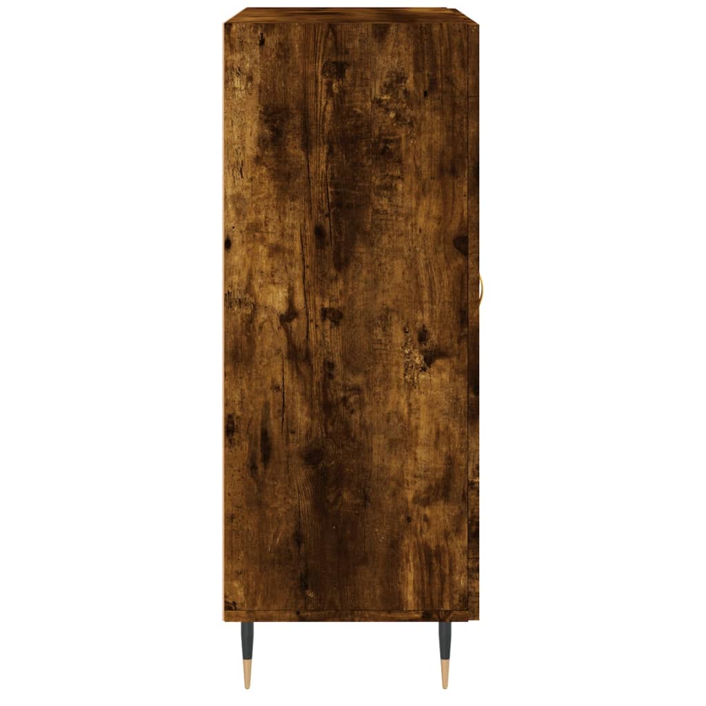 Sideboard Smoked Oak 69.5x34x90 cm Engineered Wood