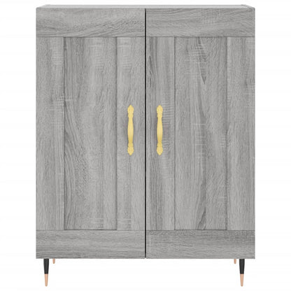 Sideboard Grey Sonoma 69,5x34x90 cm Engineered Wood