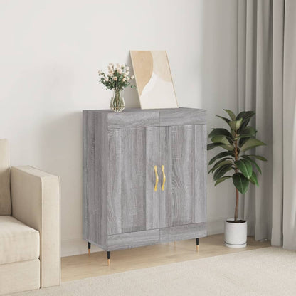 Sideboard Grey Sonoma 69,5x34x90 cm Engineered Wood