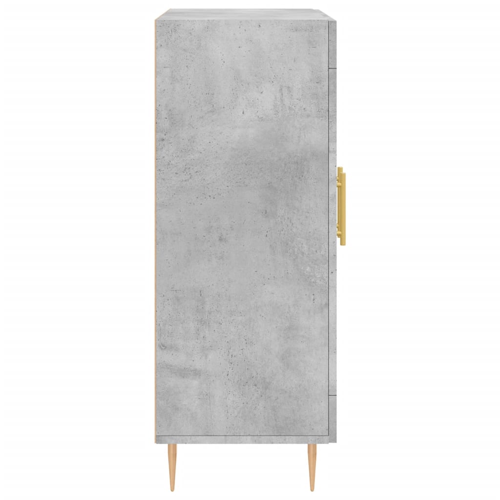 Sideboard Concrete Grey 69.5x34x90 cm Engineered Wood