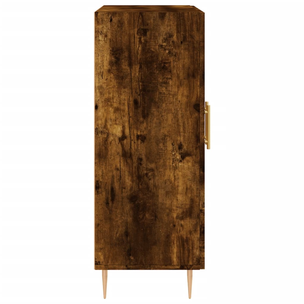Sideboard Smoked Oak 69.5x34x90 cm Engineered Wood