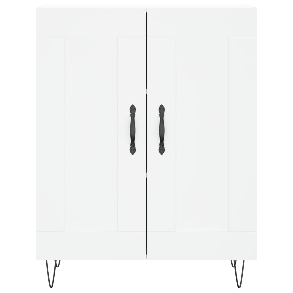 Sideboard White 69.5x34x90 cm Engineered Wood
