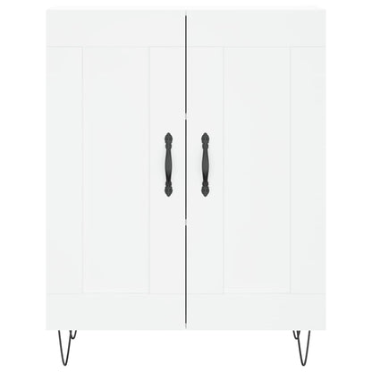 Sideboard White 69.5x34x90 cm Engineered Wood