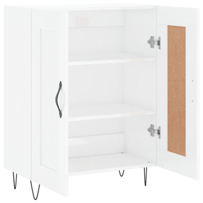 Sideboard High Gloss White 69.5x34x90 cm Engineered Wood