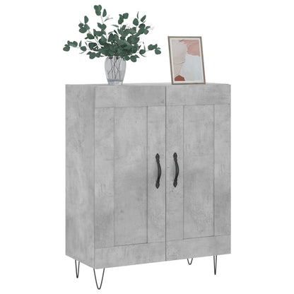 Sideboard Concrete Grey 69.5x34x90 cm Engineered Wood