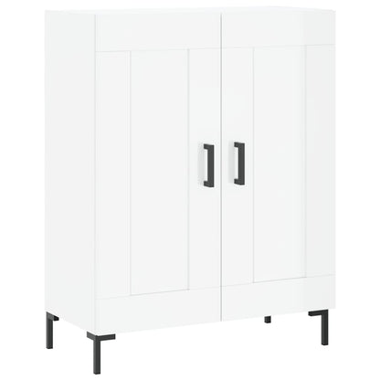 Sideboard High Gloss White 69.5x34x90 cm Engineered Wood