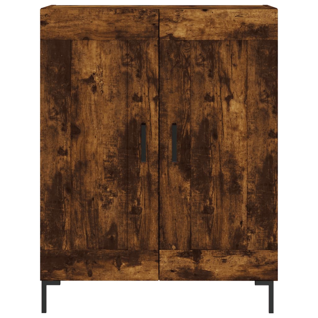 Sideboard Smoked Oak 69,5x34x90 cm Engineered Wood
