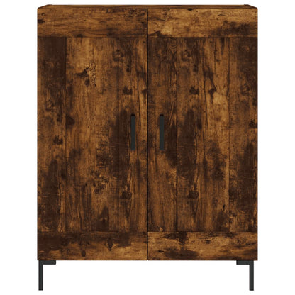Sideboard Smoked Oak 69,5x34x90 cm Engineered Wood