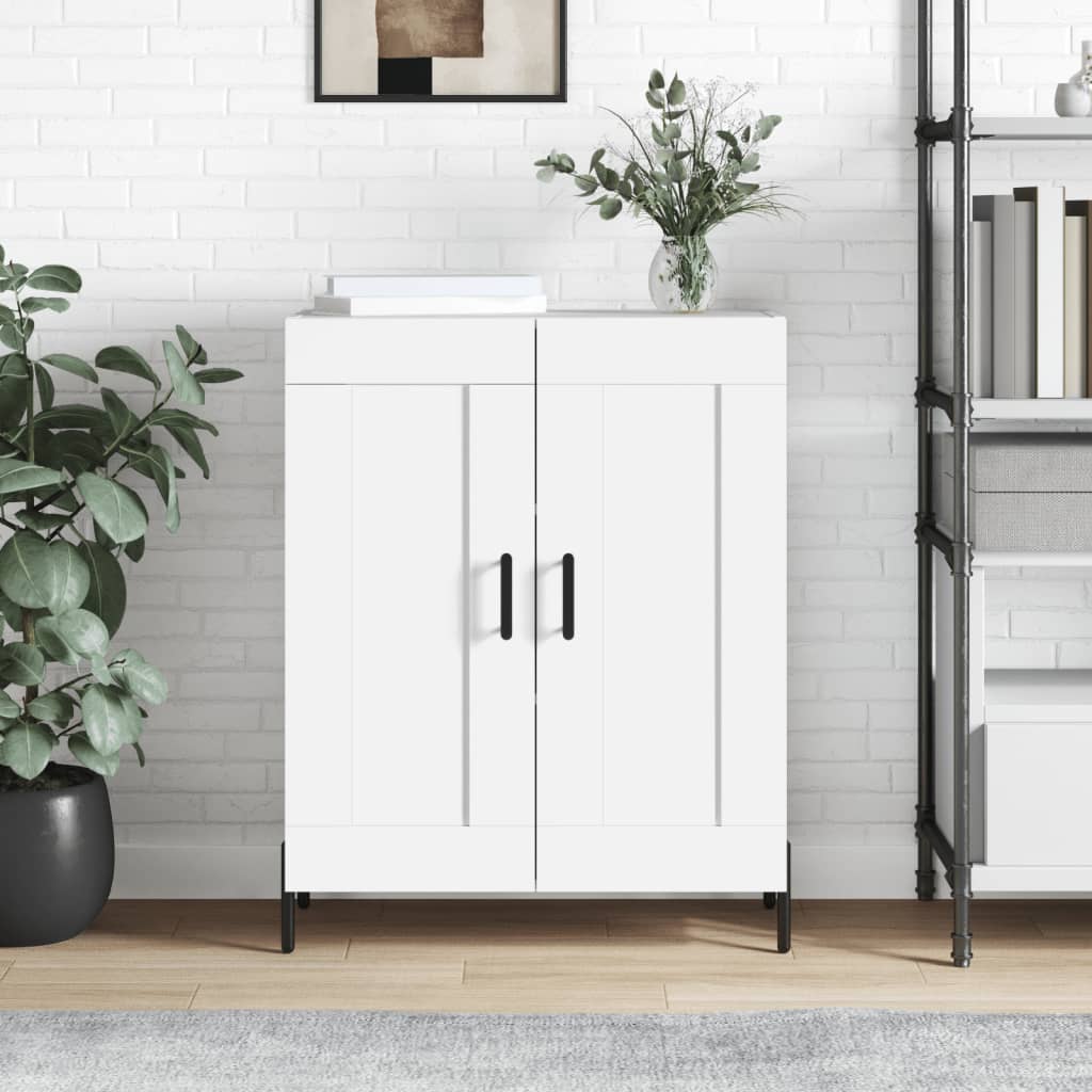 Sideboard White 69,5x34x90 cm Engineered Wood