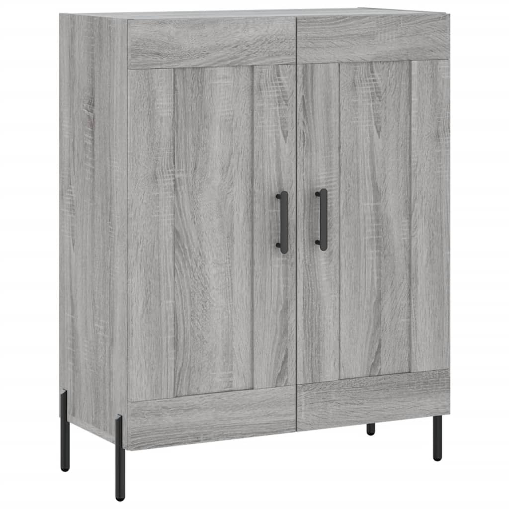 Sideboard Grey Sonoma 69,5x34x90 cm Engineered Wood