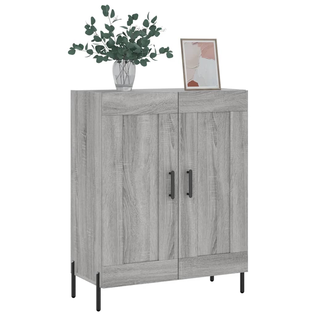 Sideboard Grey Sonoma 69,5x34x90 cm Engineered Wood