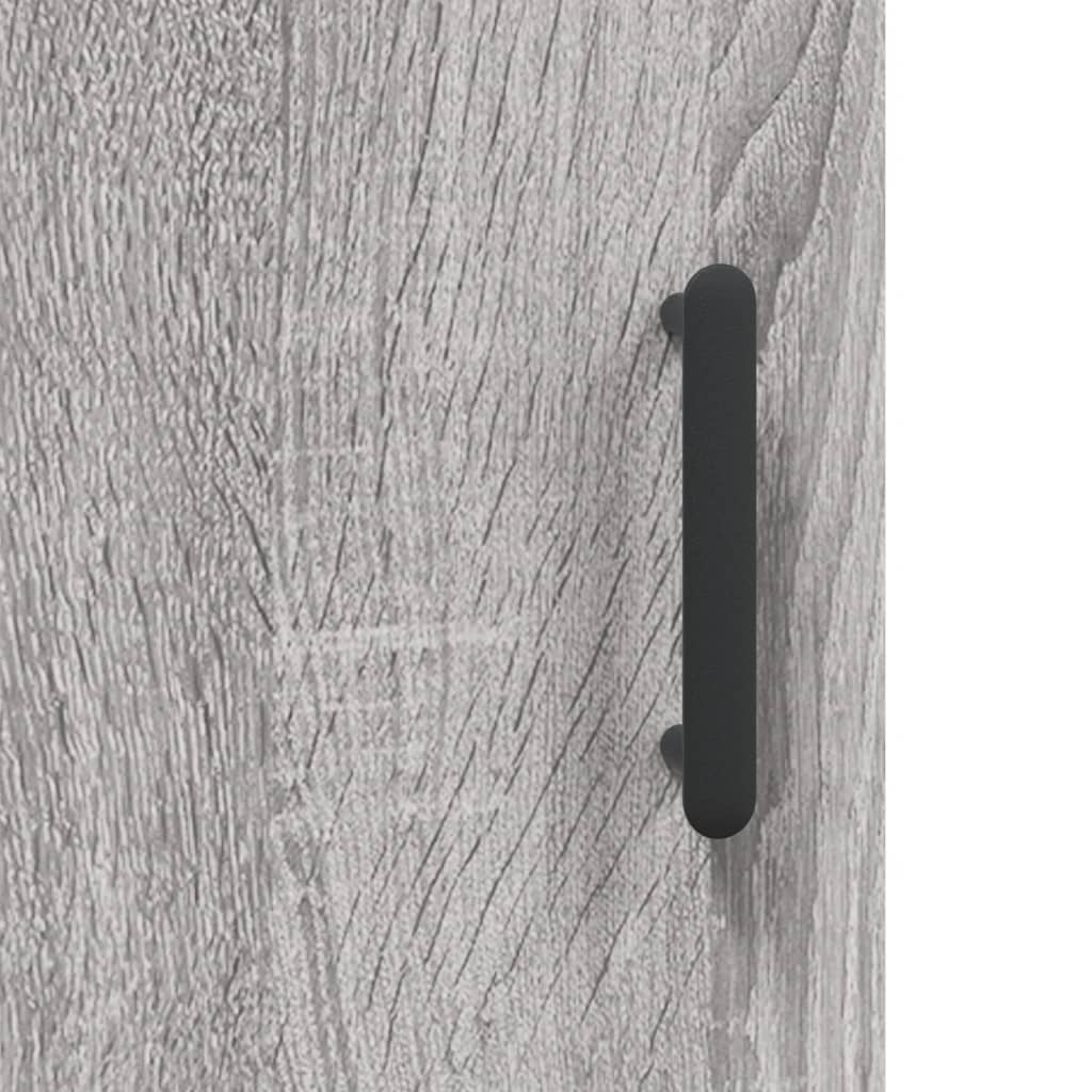Sideboard Grey Sonoma 69,5x34x90 cm Engineered Wood