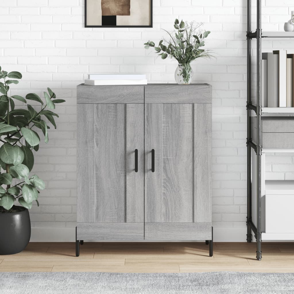 Sideboard Grey Sonoma 69,5x34x90 cm Engineered Wood
