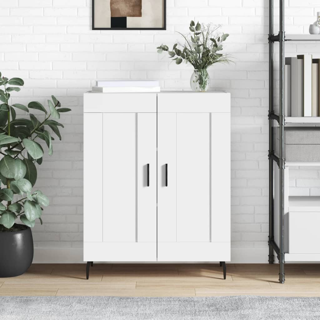 Sideboard White 69,5x34x90 cm Engineered Wood