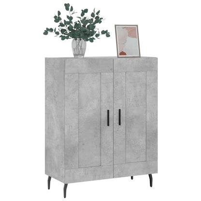 Sideboard Concrete Grey 69.5x34x90 cm Engineered Wood
