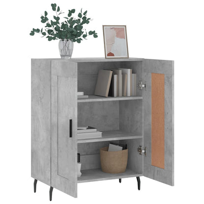 Sideboard Concrete Grey 69.5x34x90 cm Engineered Wood