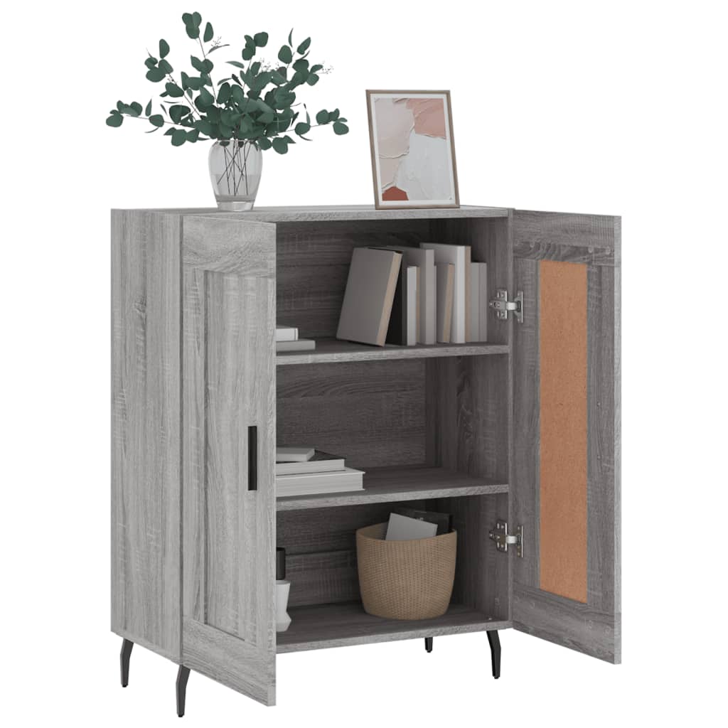 Sideboard Grey Sonoma 69,5x34x90 cm Engineered Wood