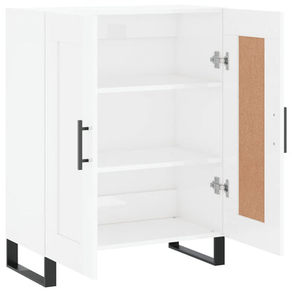 Sideboard High Gloss White 69,5x34x90 cm Engineered Wood