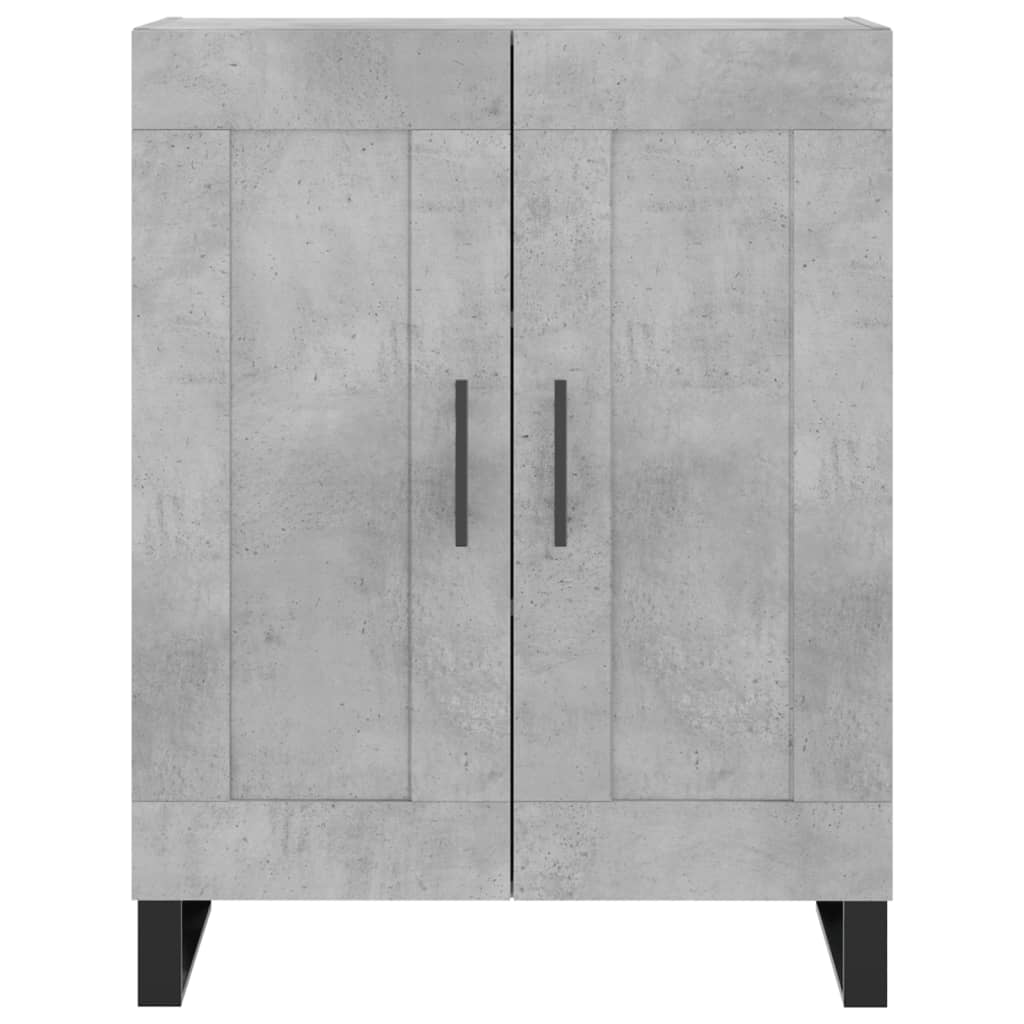 Sideboard Concrete Grey 69.5x34x90 cm Engineered Wood