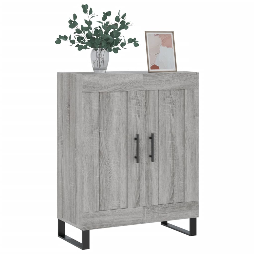 Sideboard Grey Sonoma 69,5x34x90 cm Engineered Wood