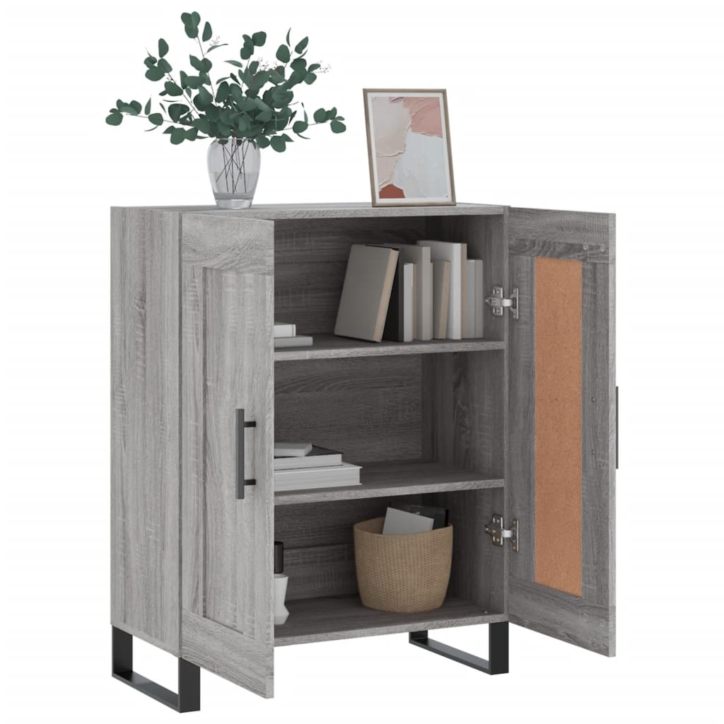 Sideboard Grey Sonoma 69,5x34x90 cm Engineered Wood