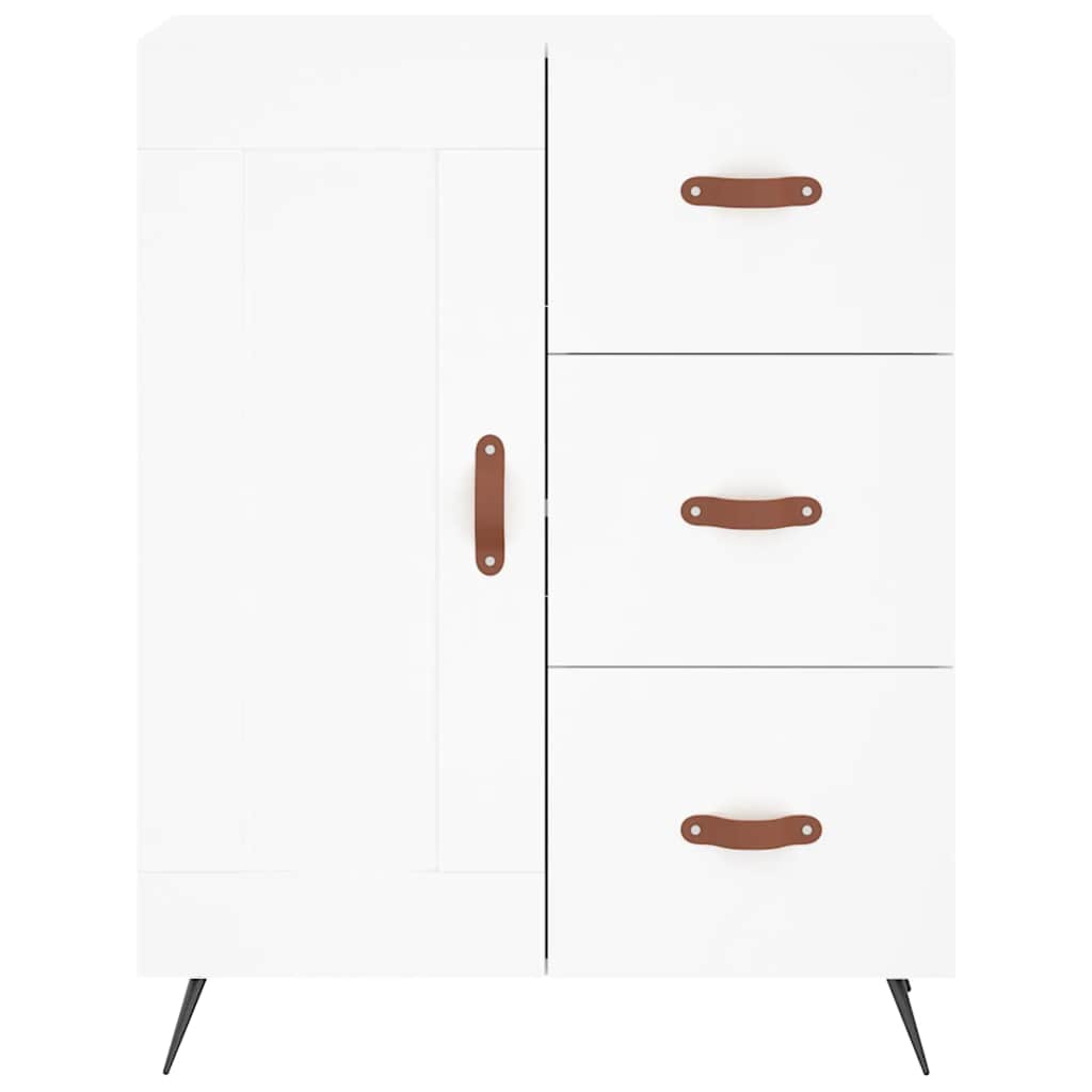Sideboard White 69.5x34x90 cm Engineered Wood