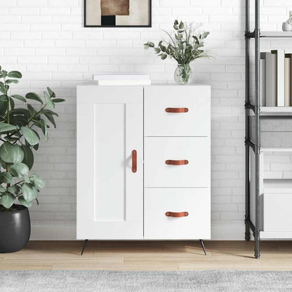 Sideboard White 69.5x34x90 cm Engineered Wood