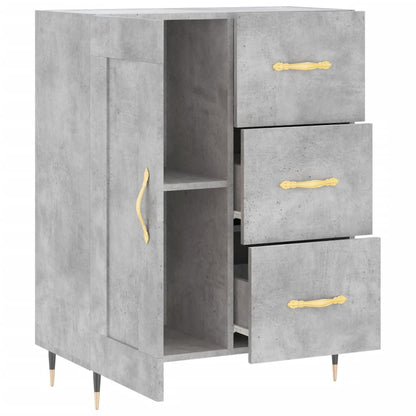 Sideboard Concrete Grey 69.5x34x90 cm Engineered Wood