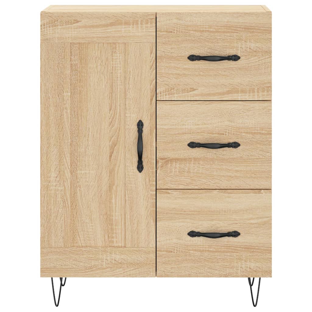 Sideboard Sonoma Oak 69.5x34x90 cm Engineered Wood